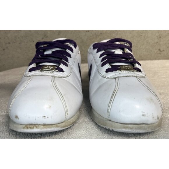 Nike Cortez Premium iD Custom Kansas State Wildcats Purple White Shoes Size 6.5 - Picture 10 of 13